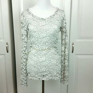Maurice's Lace Shirt, sz S
